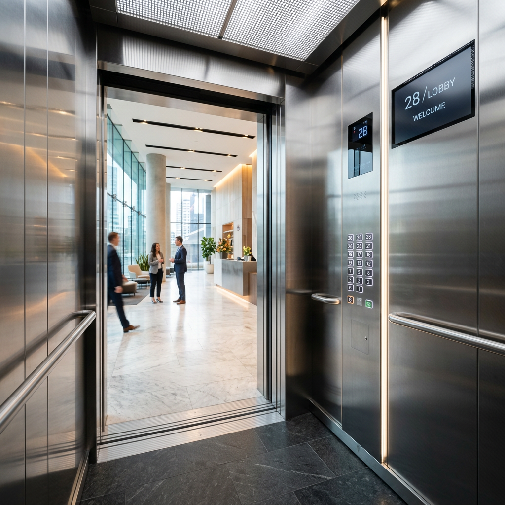Passenger elevator interior
